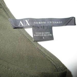 New A/X  Armani Exchange Green Dress Size 4